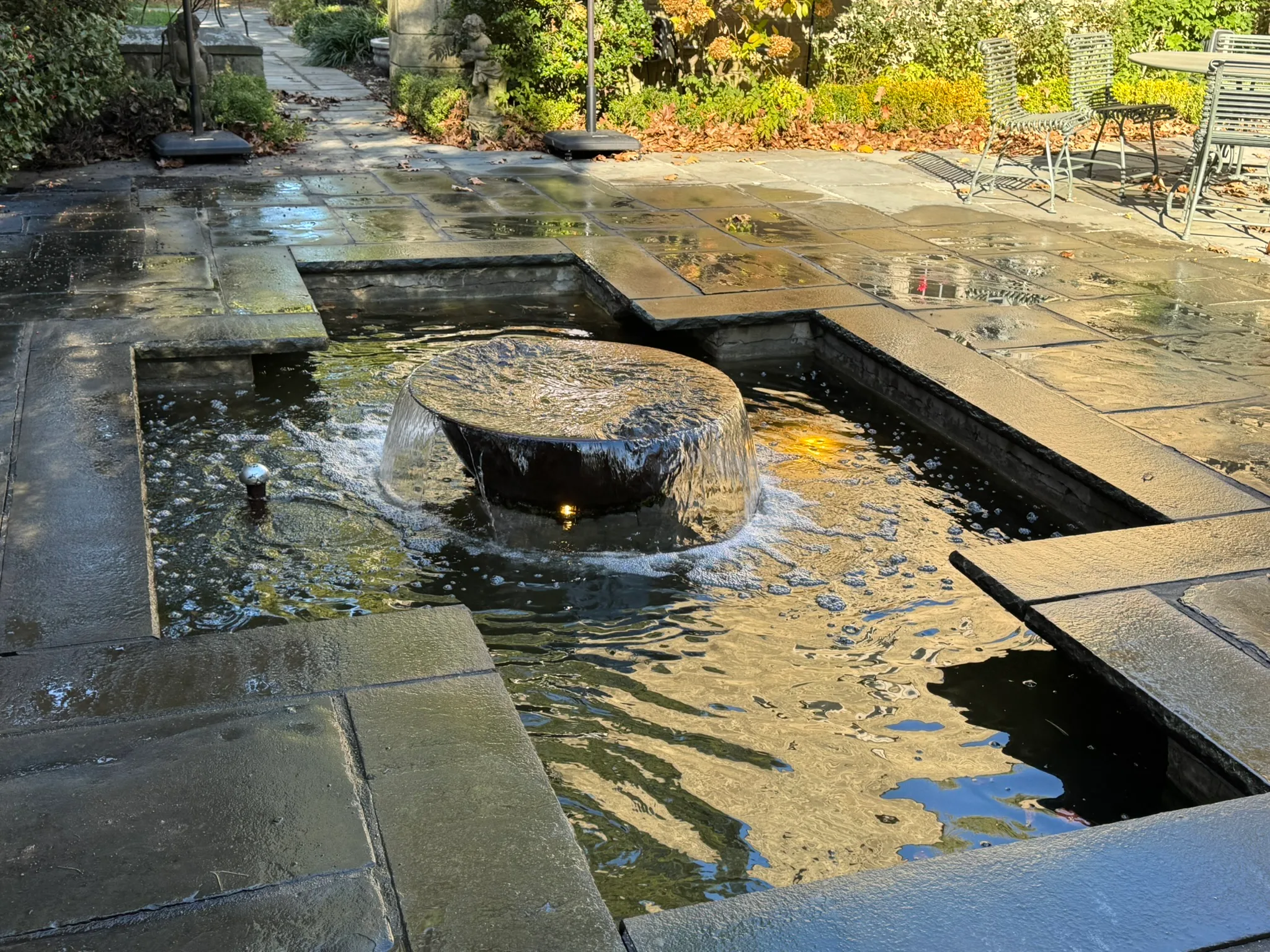 Basalt Fountain & Sunken Pond